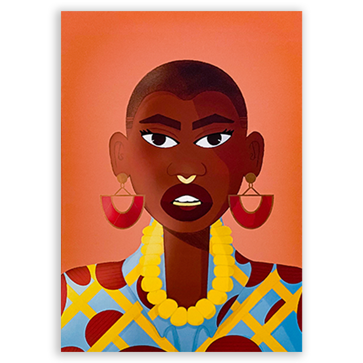Afro Punk Art Print