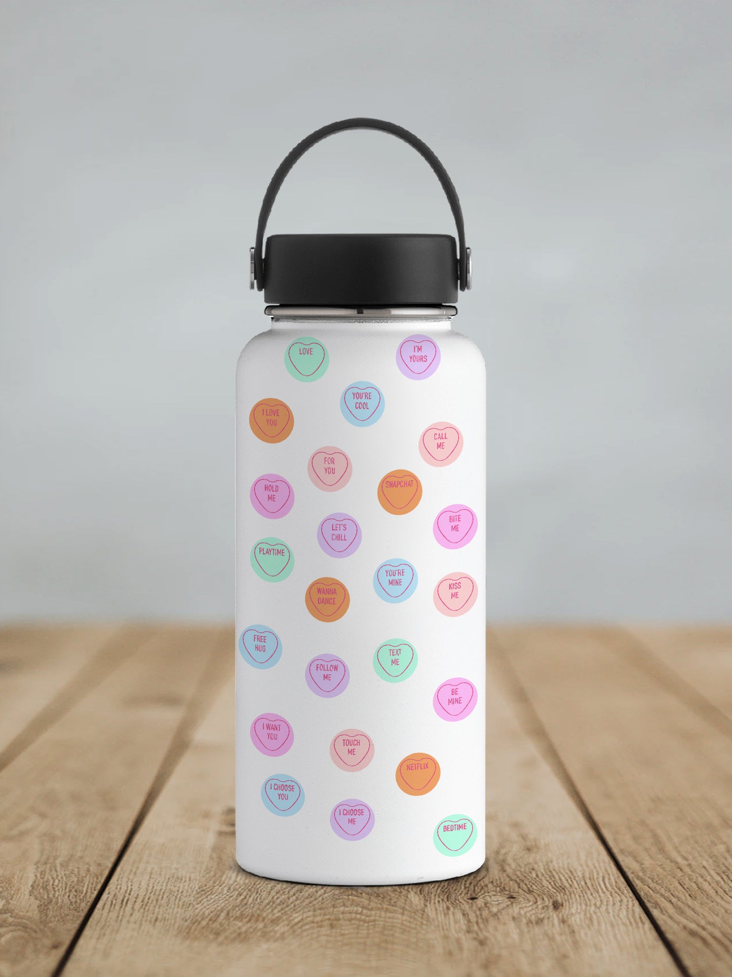 Love Hearts Sticker Sheet