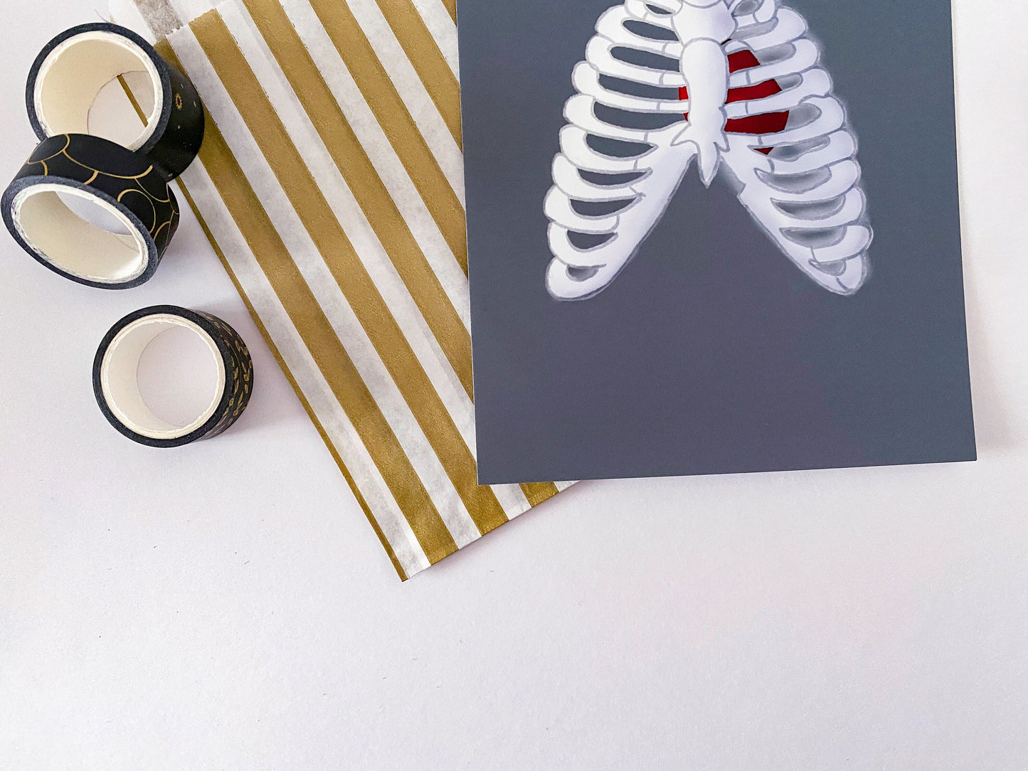 Lungs & Rib Cage Art Print