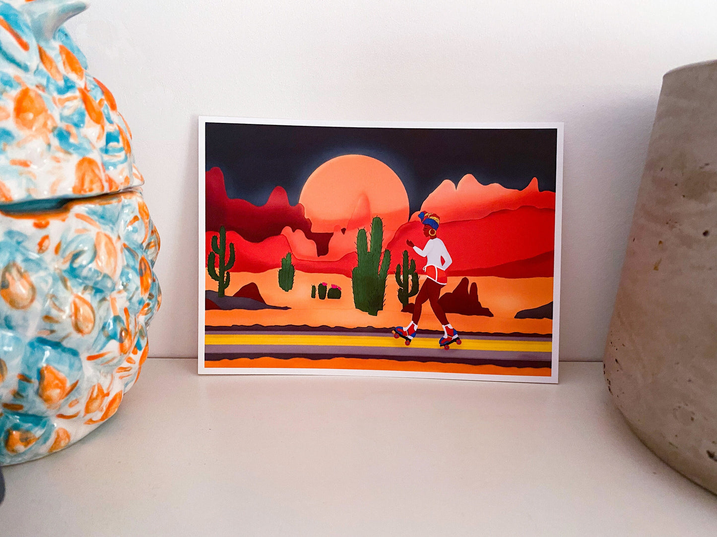 Desert Skating Art print