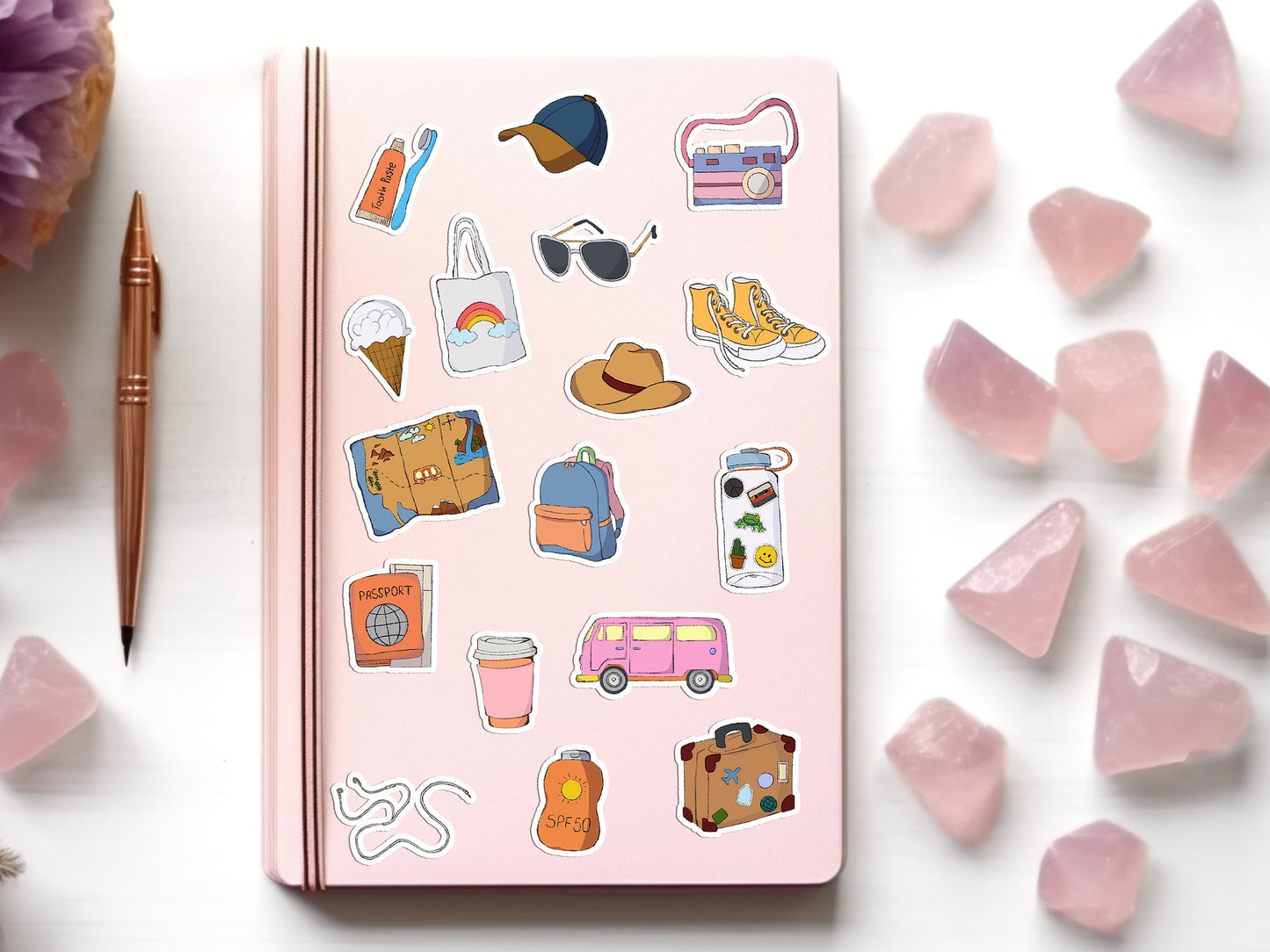Travel Lovers Sticker Sheet