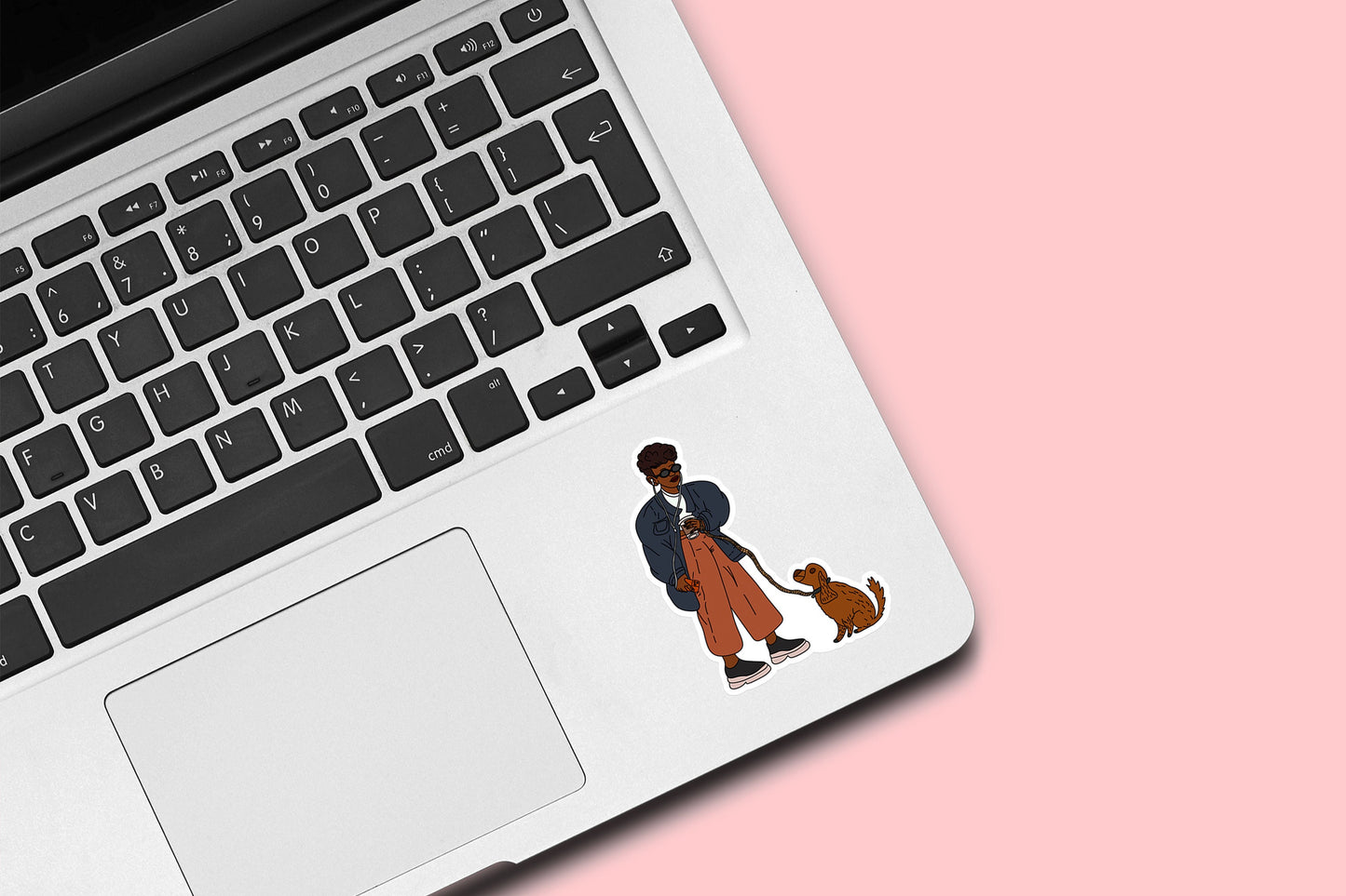 Walk the Dog Die Cut Sticker