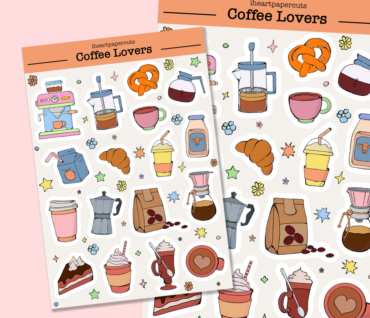 Coffee Lovers Sticker Sheet