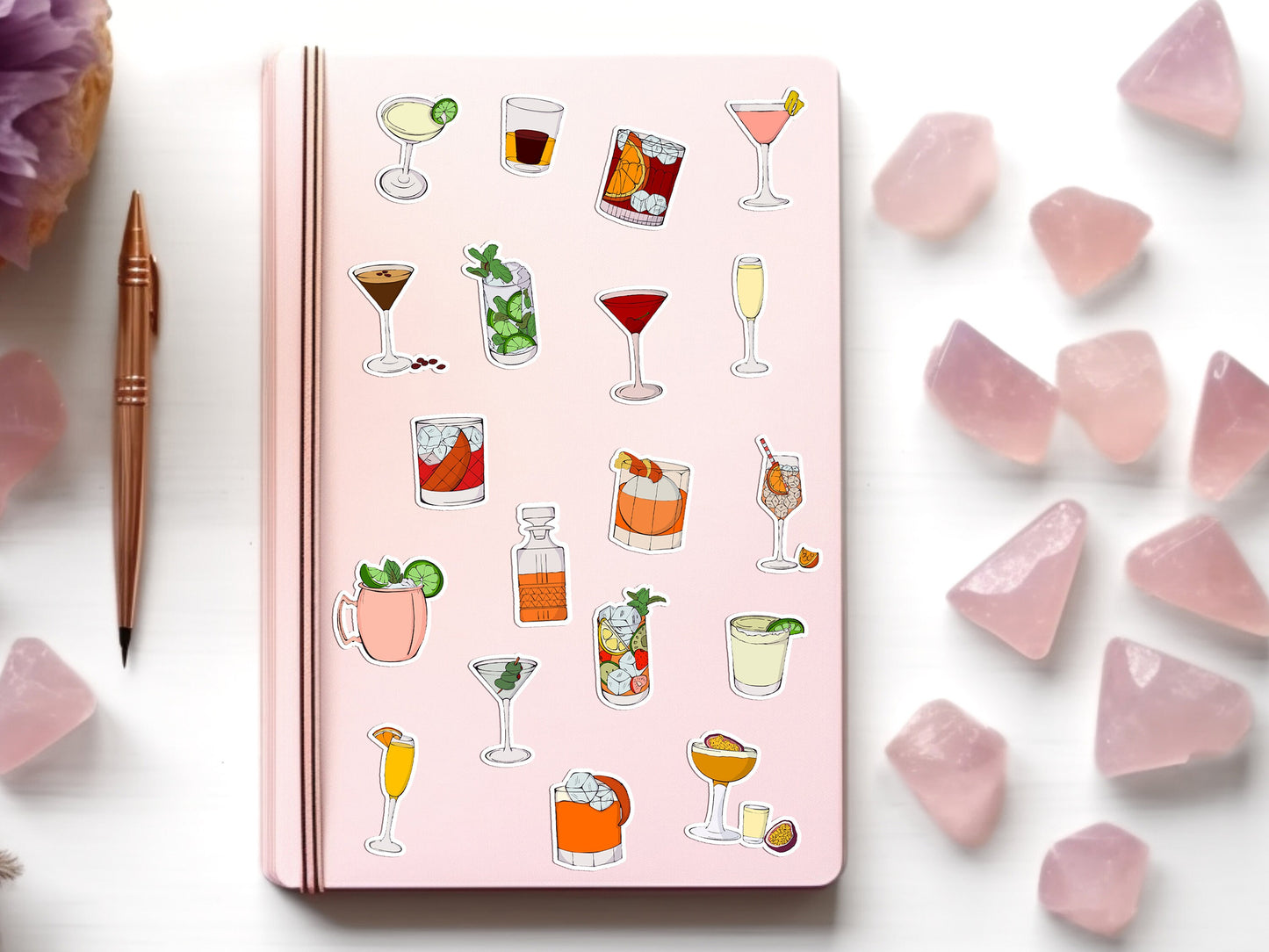 Cocktail Lovers Sticker Sheet