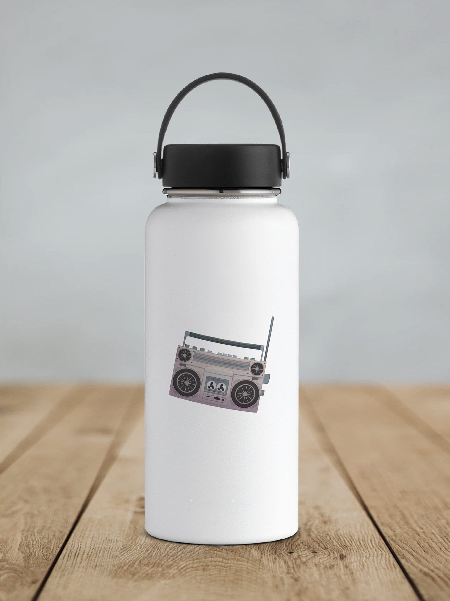 Boom Box Die Cut Sticker