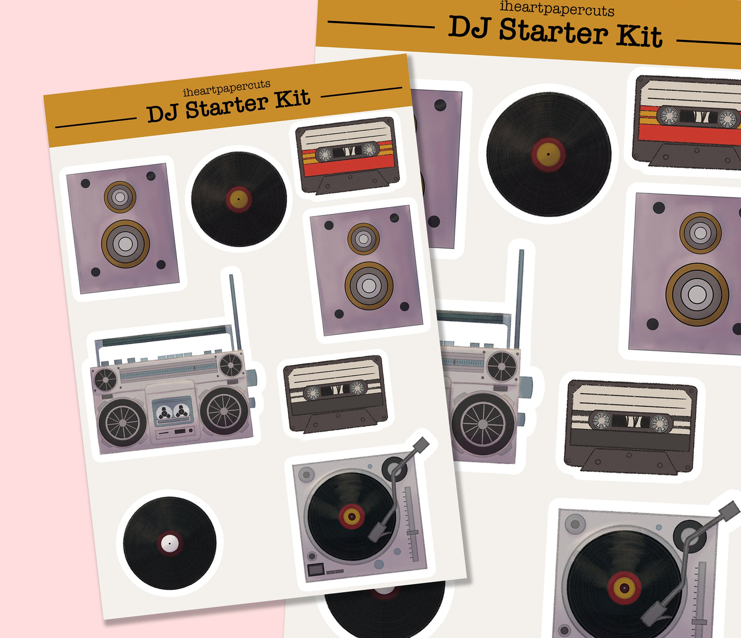 Starter DJ Kit Sticker Sticker Sheet