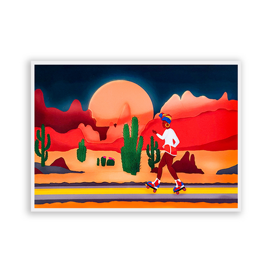 Desert Skating Art print