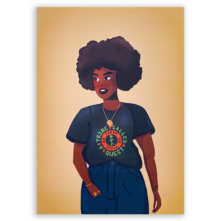 Side Eye Art Print