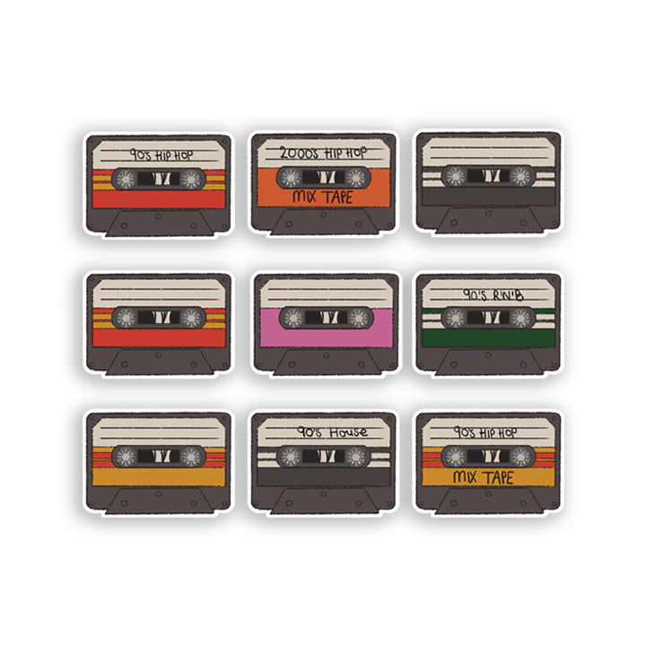 Mix Tape Die Cut Sticker